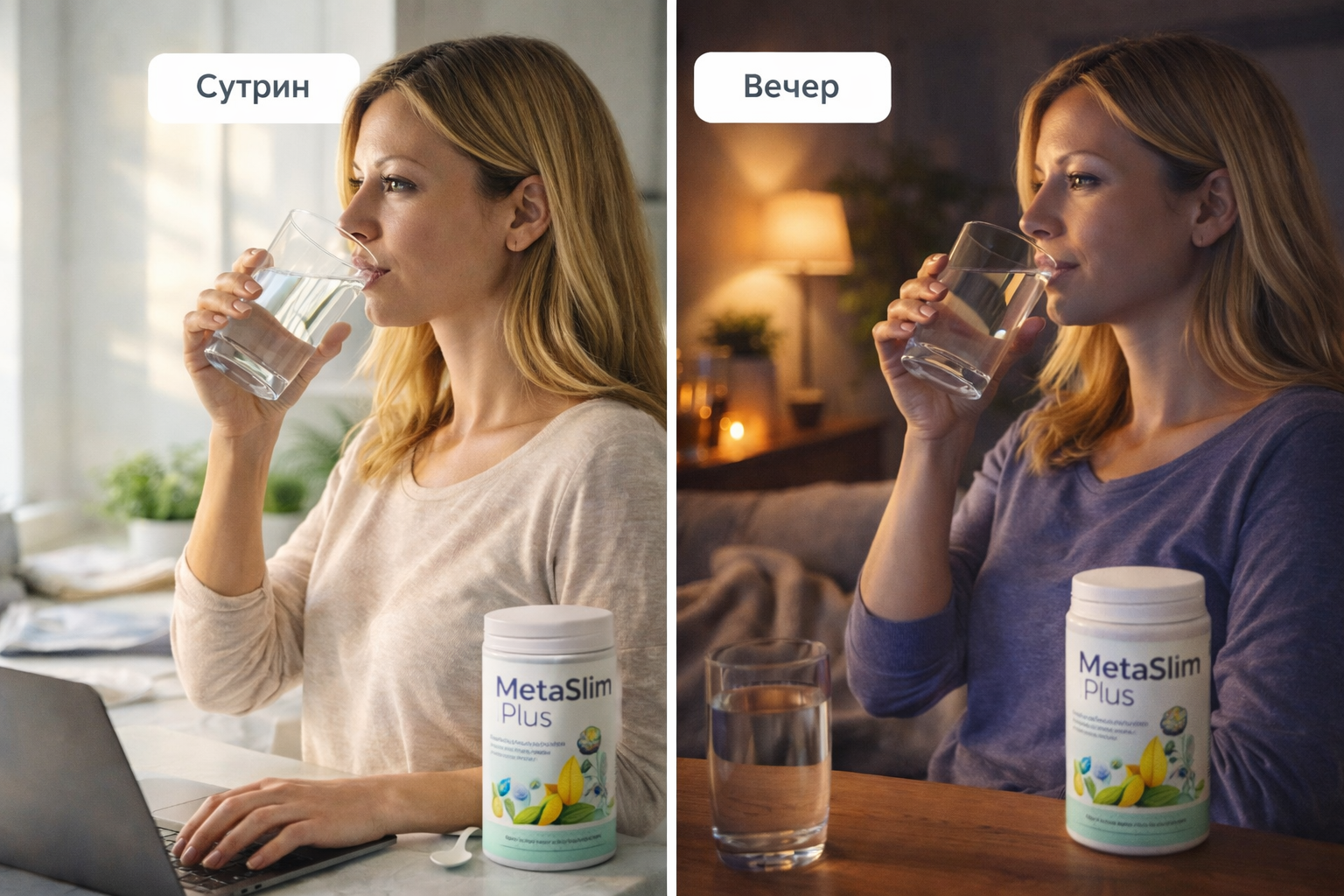 MetaSlim Plus сутрин и вечер